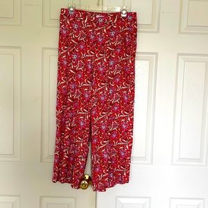 Loft cropped wide-leg pants